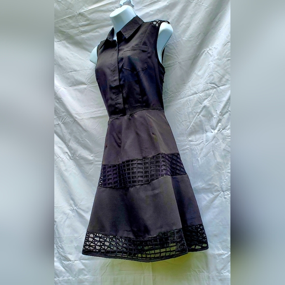 Signature Collection Black Midi Dress - Picture 2 of 7